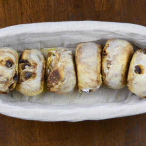 Cinnamon Raisin Sourdough English Muffins