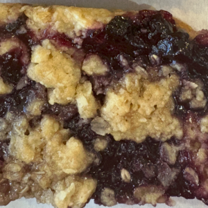 Blueberry Jalapeño Oatmeal Bar